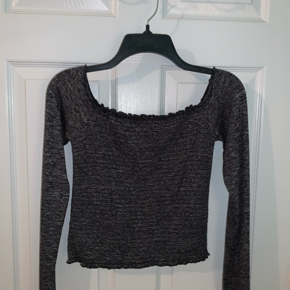 Hollister long sleeve off the shoulder top